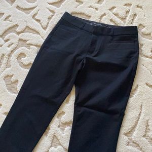 Black crop pants